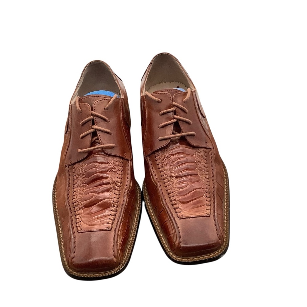 Stacy Adams Elegant Brown Leather Men's Shoes size‎ 9.5